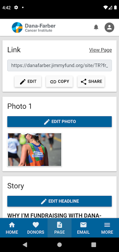 Dana-Farber Fundraising Screen 2