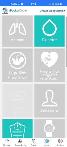 MyPocketDoctor Screen 2