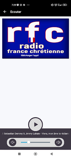 RFC (Radio France Chrétienne) Screen 2