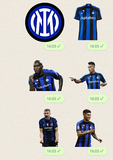 Inter Milan Stickers Screen 3