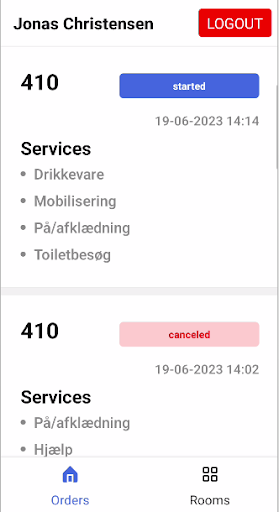 Android application BodilCare screenshort