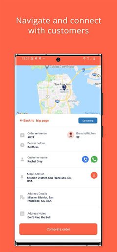 Weego Driver Screen 2