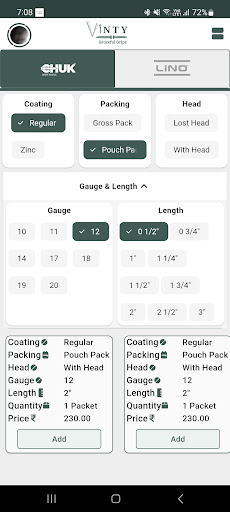 Vinty - Graceful Grips Screen 3