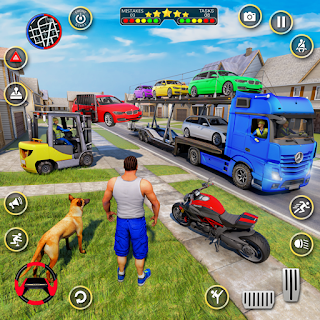 Car Transporter Truck Game 3D
