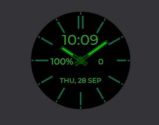 Neon Green watchface screenshot 9