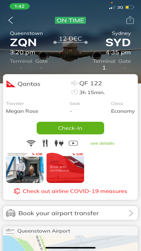 Android application MY TRAVEL ITINERARY screenshort