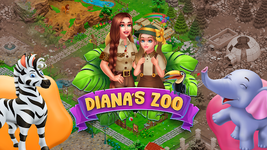 Dianas Zoo Family Zoo Mod Apk [Unlimited Money] Download (v0.00.52) Latest For Android 1