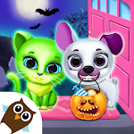 Cover Image of ดาวน์โหลด Kiki & Fifi Halloween Salon - โฉมสัตว์เลี้ยงที่น่ากลัว  APK