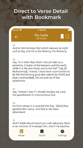 The Message: Quran Screenshot