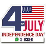 Cover Image of ดาวน์โหลด Independence Day USA - Sticker  APK
