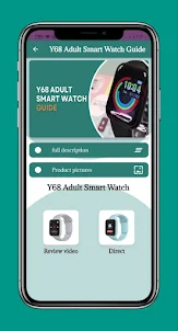 Y68 Adult Smart Watch Guide