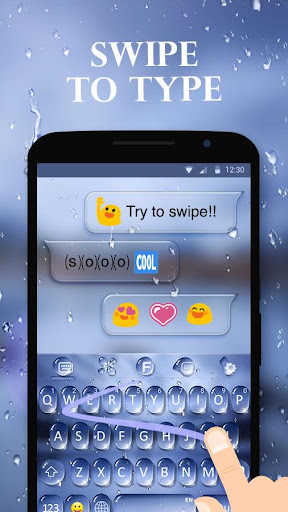 Water Drops Theme - Keyboard T