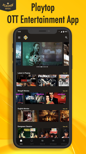 Android application Siti Playtop Magic: OTT, Live screenshort