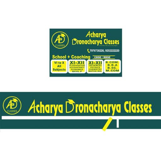 Acharya Dronacharya classes logo