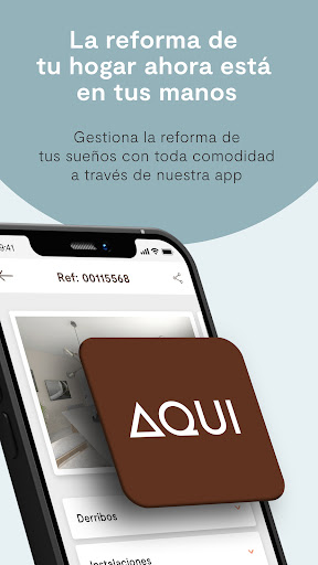 Android application Aquí tu Reforma screenshort