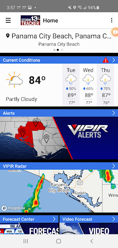 Android application StormTrack13 screenshort