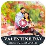 Cover Image of 下载 Valentine Day Heart Photo Effect Video Maker 2019 1.0 APK
