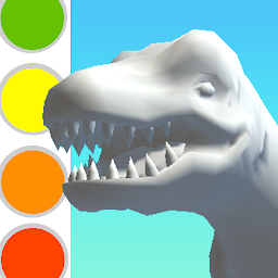 Dinosaurs Coloring Book 3D