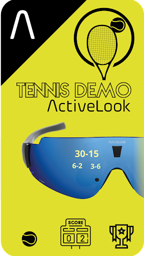 Android application ActiveLook Tennis Demo screenshort