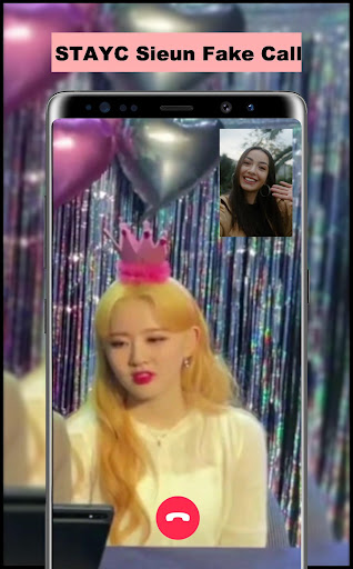 STAYC Sieun Fake Call Screen 3