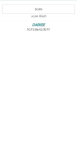 Android application 대기해양 7마일 등명기 (BLE) screenshort