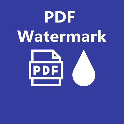 PDF Watermark : add - insert w  Icon