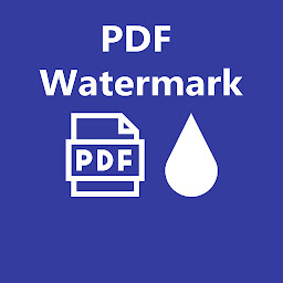 Icon image PDF Watermark : add - insert w