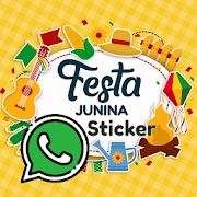 Festa Junina Sticker WAStickerApp Festa de São Joã