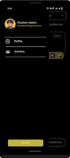 SNS Admin Screen 3