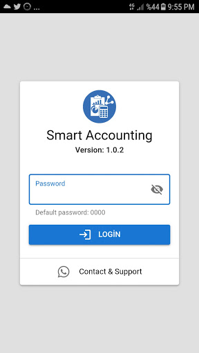 Android application Smart Accounting screenshort