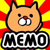 Cat Memo pad Widget Full ver. icon