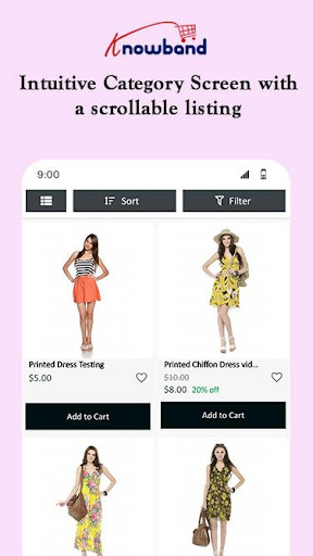 Nautica PrestaShop Mobile App Screen 3