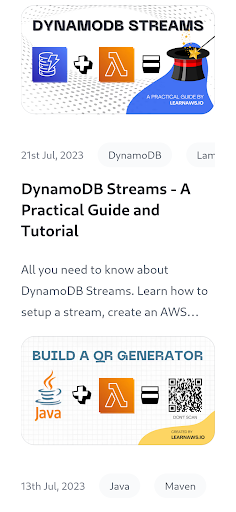 LearnAWS.io Screen 3