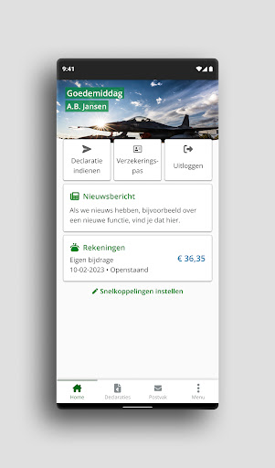Android application MijnSZVK screenshort