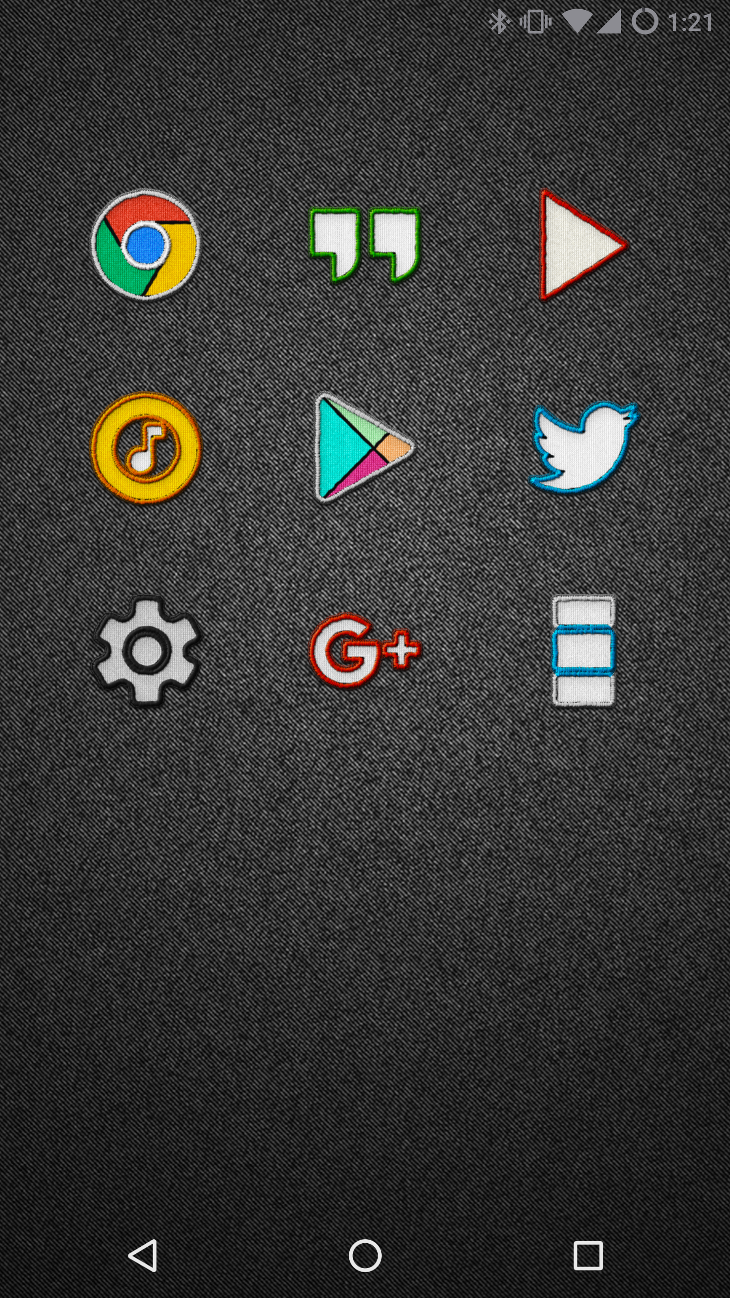 Android application STITCH - Icon Pack screenshort