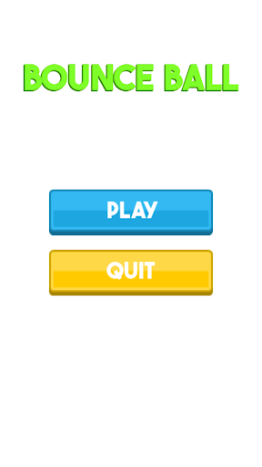 Android application bounce ball screenshort