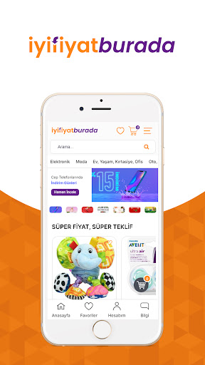 Android application iyifiyatburada screenshort