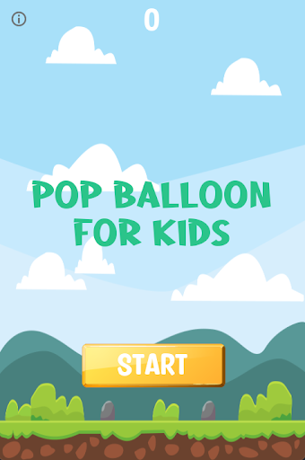 Android application Pop Balloon for Kids screenshort
