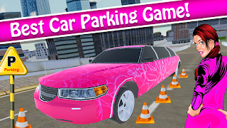Pink Lady Limo Taxi Driver Go - Screenshot 1