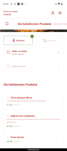 Pizza La Strada Dreieich Screen 3