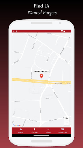 Wanted Burgers Screen 2