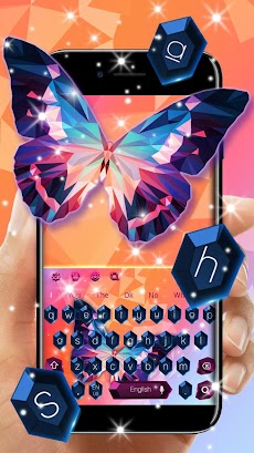 Glossy PolySphere Butterfly Keyboardのおすすめ画像1