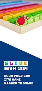 Slide Boom Number tiles puzzle