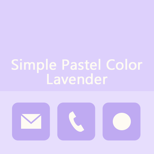 Simple Pastel Color (Lavender)  Icon