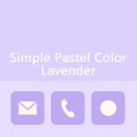 Cover Image of Download Simple Pastel Color (Lavender)  APK