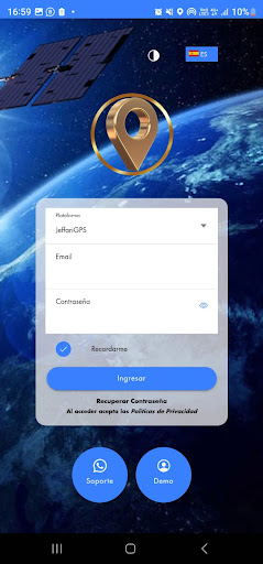 Android application RASTRUM GPS screenshort