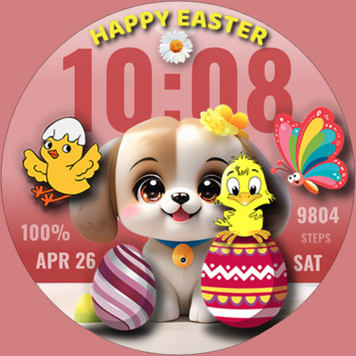 h010 Happy Easter 2025 Logo