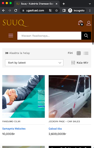 Android application Ugasfuad.com - B2B Marketplace screenshort