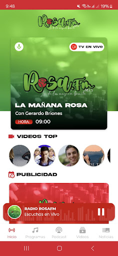 Radio Rosa Fm Screen 3