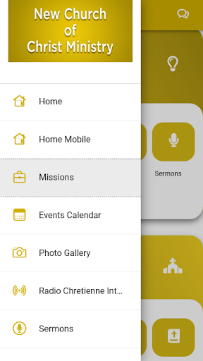 New Church of Christ Ministry Screen 3